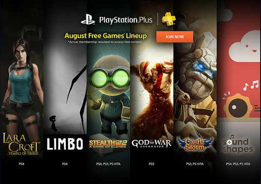 PlayStation Plus Agosto 2015