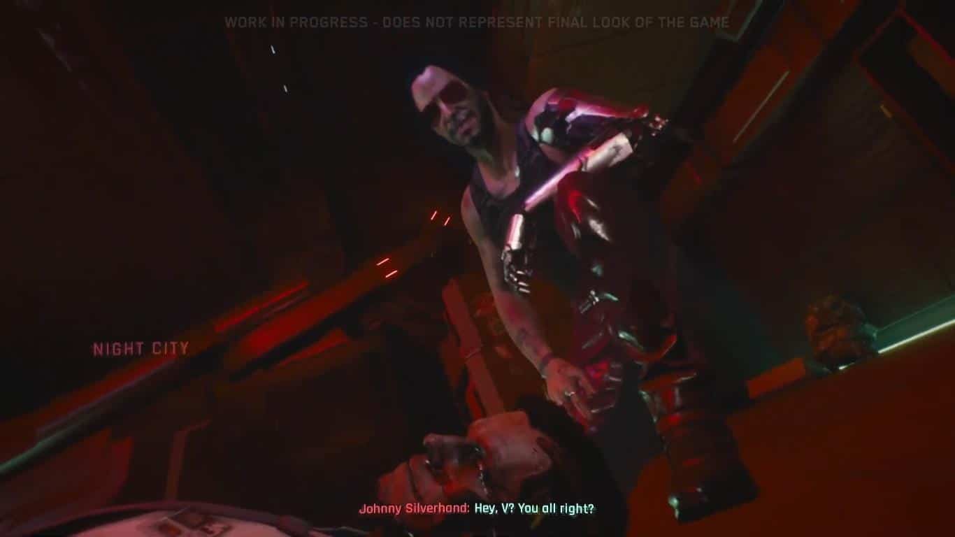 Keanu Reeves não está tão "breathtaking" assim em Cyberpunk 2077